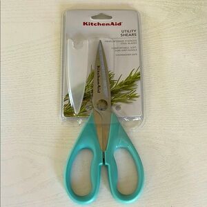 KitchenAid Aqua Green Utility Shears with Protective Sheath